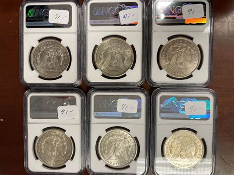 1921 S MS62 Morgan Dollar NGC Graded - Steinmetz Coins & Currency