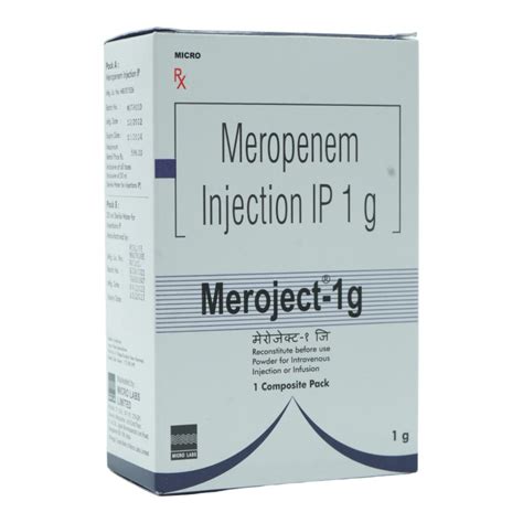 Meroject-1Gm Inj | Uses, Side Effects, Price | Apollo Pharmacy