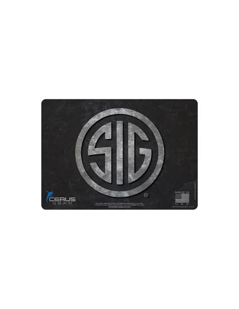TAPIS SIG SAUER LOGO PROMAT - Armurerie de la Bourse