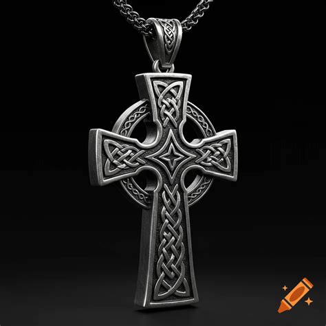 Celtic cross pendant necklace on Craiyon