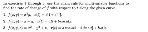 Image result for Multivariable Chain Rule Examples