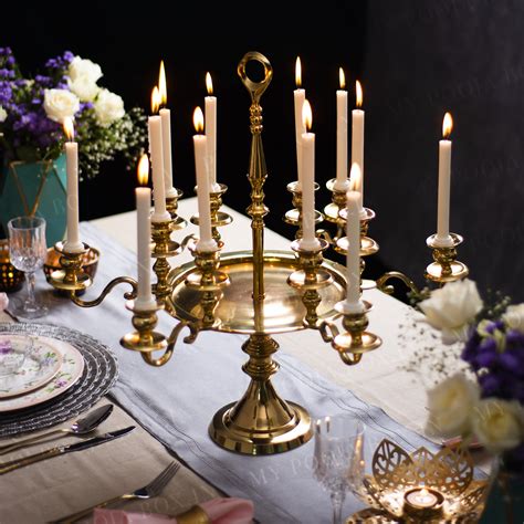 Buy Royal Dinner Table Candle Stand Online in India - Mypoojabox.in