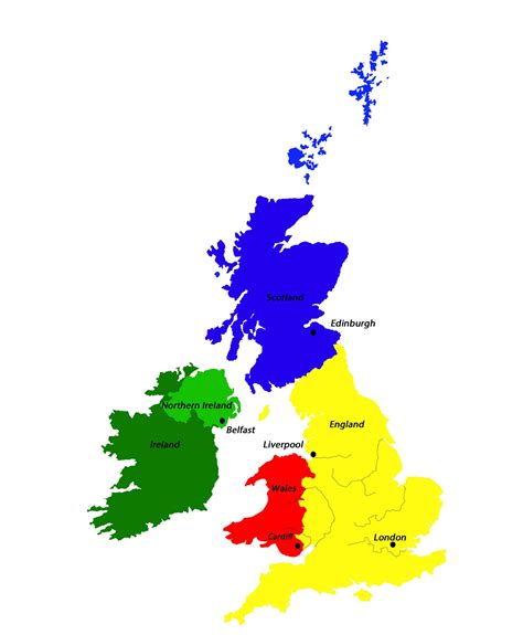 Map of United Kingdom (UK) cities: major cities and capital of United Kingdom (UK)