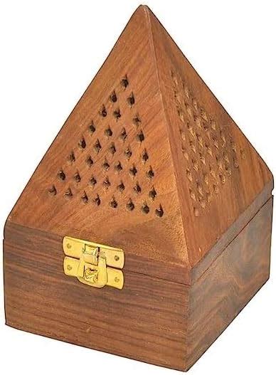 EZUK™ Brand Dhoop and Loban Burner BoxBakhoor Burner Wooden Incense ...