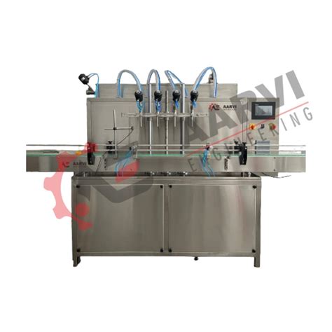 Automatic 4 Head Servo Base Liquid Filling Machine -AARVI ENGINEERING ...