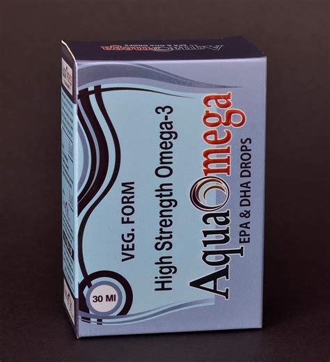 AquaOmega - EPA & DHA Drops NutriGold High Strength Omega-3 in Veg Form ...