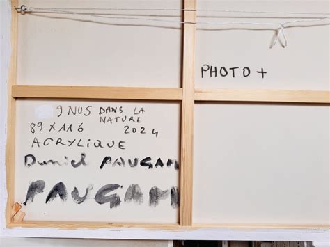 9 nus dans la nature by Daniel PAUGAM (2024) : Painting Acrylic on ...