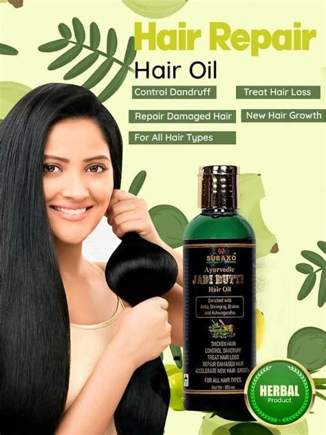 SUBAXO Herbal Hair Oil | Repair & Growth Formula, Jadi Buti Hair Oil ...