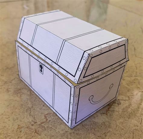 Treasure Chest Printable Template - Great Research
