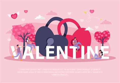 Valentinstag-Banner | Kostenlose Vektor