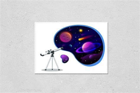 Wall Art Poster Print of Isometric Astronomical Observatory Dome ...