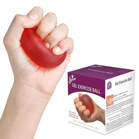 Buy Flamingo Gel Exercise Ball for Hand, Grip Muscle Strengthening ...