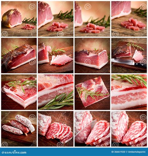 Italian cold cuts set stock photo. Image of pork, tasty - 36661920