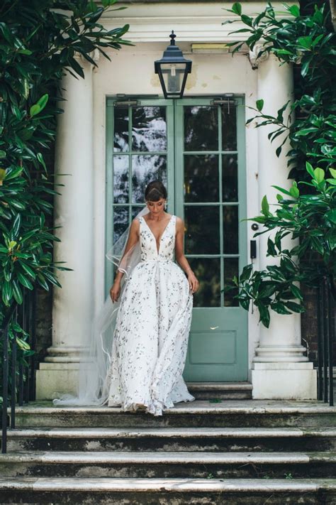 Boldly Boho: Embroidered Wedding dresses with Colourful Florals