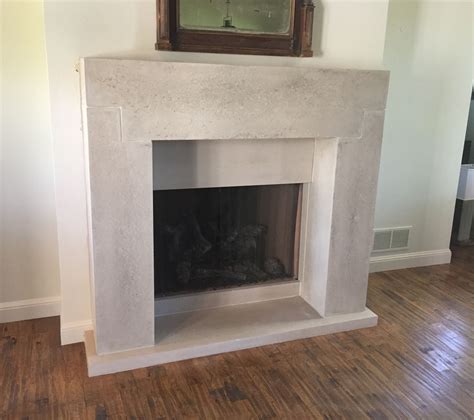Cast Concrete Fireplace Mantels
