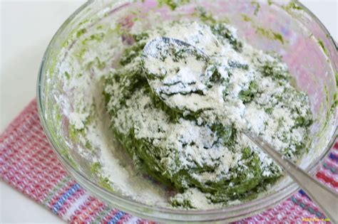 Pasta casera de espinacas - Pasta fresca sin máquina