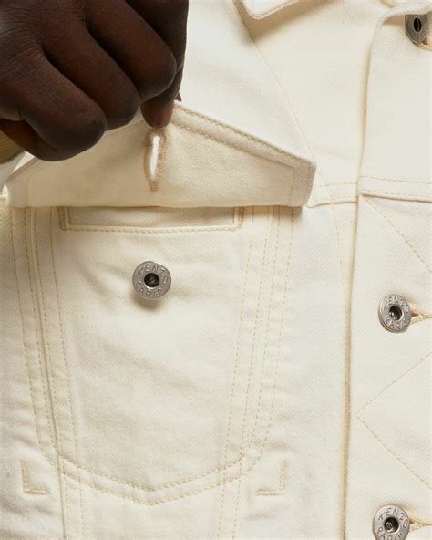 Kenzo Denim Trucker Jacket White Denim Jackets Kenzo
