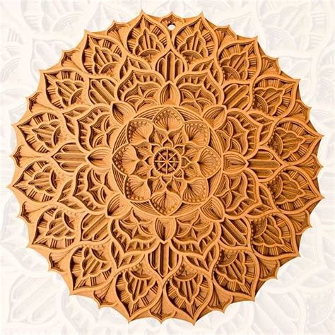 Gloridec Multilayered 3D Decorative Mandala Wall Decor made of ...