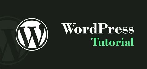 WordPress Tutorial 的图像结果