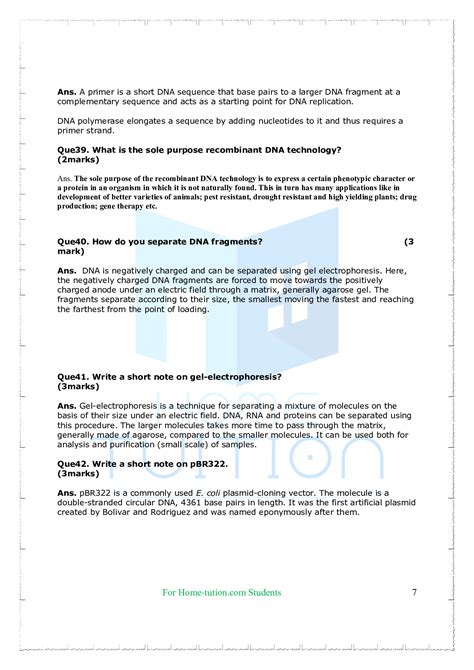 Recombinant DNA Technology Class 12 的图像结果