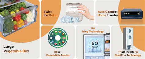 Haier 358 L, 3 Star, Convertible 10-in-1, Triple Inverter & Dual Fan ...