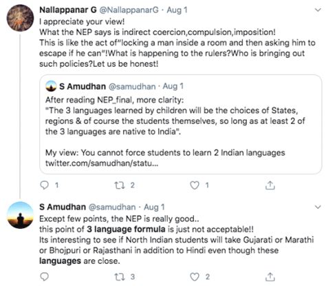 National Education Policy in Tamil Nadu: Reisitence to three language ...