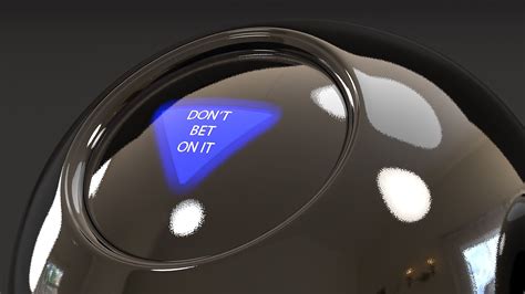 Magic 8 Ball Answer No 3D Model $19 - .3ds .blend .c4d .fbx .max .ma ...
