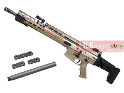 ACM Extension Rail System with 16" Outer Barrel for WE SCAR L and MK17 ...