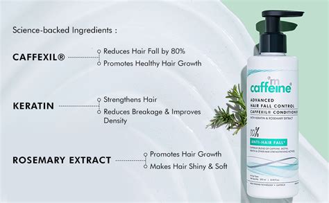 Buy mCaffeine Advanced Hair Fall Control Caffexil® Conditioner with ...