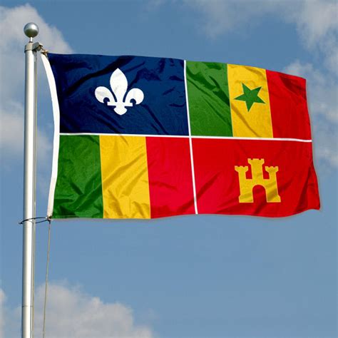 Louisiana Creoles Flag - State Street Products
