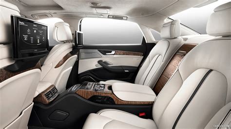 2015 Audi A8 L W12 Exclusive Concept - Midnight-Blue / Alabaster White - Interior Rear Seats ...