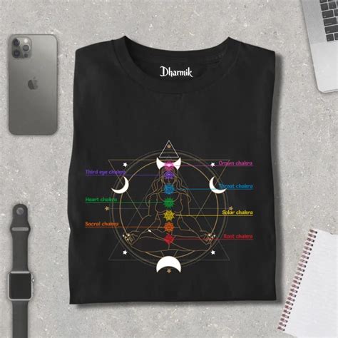 Seven Chakras of Inner Harmony Pure Cotton T -Shirt
