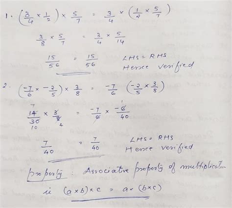 Verify the statement given in question 5 to 7. Also name the property ...