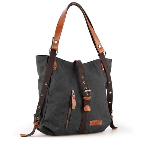 Buy SHANGRI-LA Purse Handbag for Women Canvas Tote Bag Casual Shoulder ...