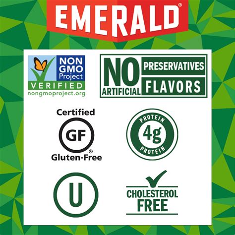 Emerald 100 Calorie Dry Roasted Almonds Snack Pack. Convenient One-Stop ...