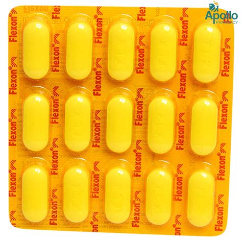 Flexon Tablet | Uses, Side Effects, Price | Apollo Pharmacy