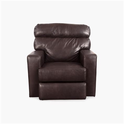 Buy Montoya Faux Leather Electric Recliner-1 Seater Dark Brown from ...