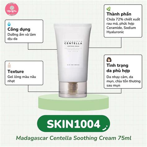 Skin1004 - Madagascar Centella Soothing Cream 75mlKem Dưỡng Ẩm Làm Dịu ...