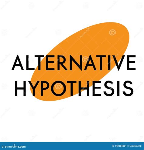 Alternate Hypothesis Symbol
