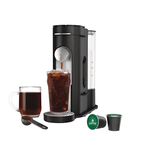 Ninja® Single Serve Dual Brew Coffee Maker, Brews Grounds & Pods, Black ...