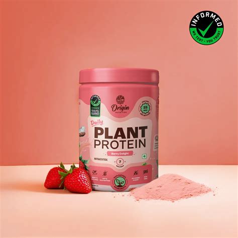 Daily Plant Protein - Strawberry Delight (Jar) – Origin Nutrition