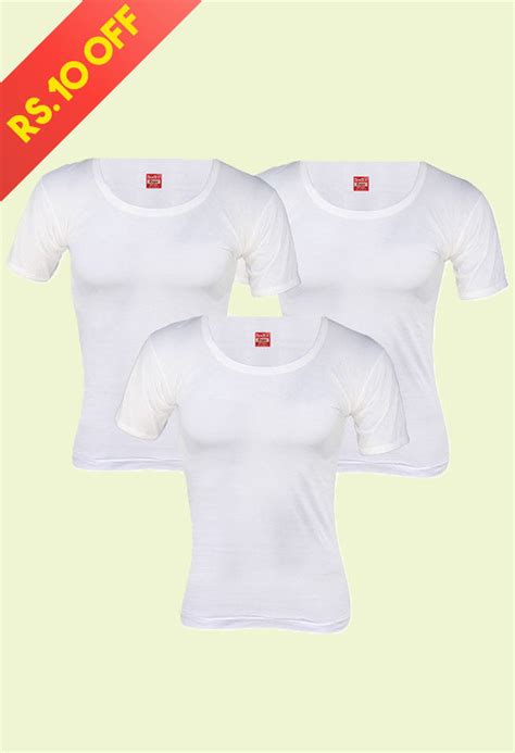 Tantex Cotton Men's White Sleeveless Vest Innerwear Online Shopping ...