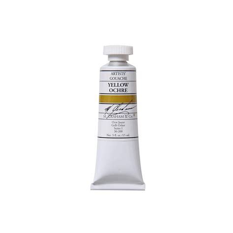 M. Graham 1/2-Ounce Tube Gouache Paint, Yellow Ochre : Amazon.in: Home ...