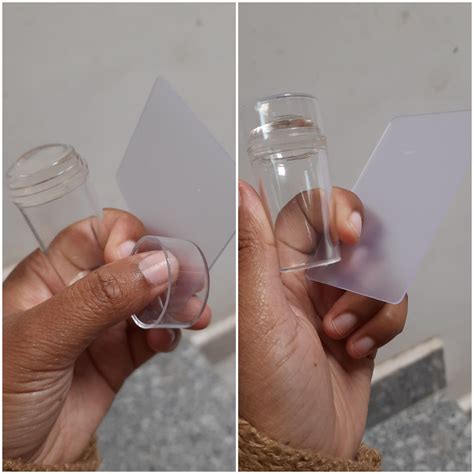 TREXEE Soft Silicone Jelly Nail Stamper, Nail Art Tool Nail Art With ...