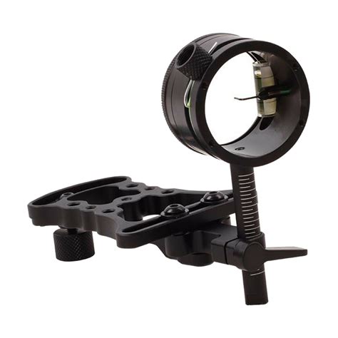 Deluxe Single Pin Bow Sight Compound Bow Sight with Sight Light