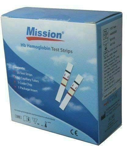 50 Hemoglobin Test Strips with Long Expiry - Free India | Ubuy