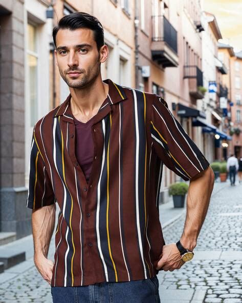 Buy Maroon Shirts for Men by Shein Online | sheinindia.in