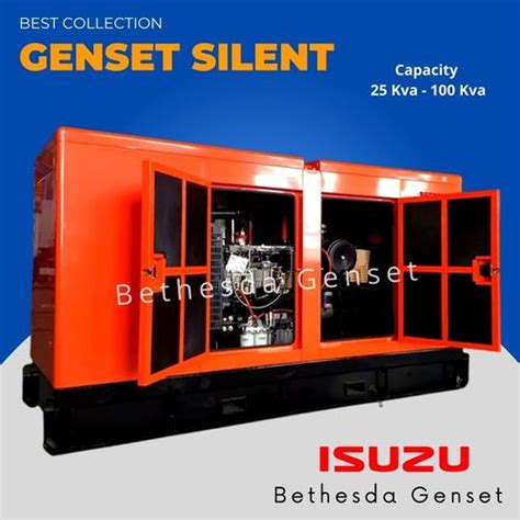 Jual Genset Isuzu 40 KVA 50 KVA 60 KVA Super Silent Japan - 3Phase ...