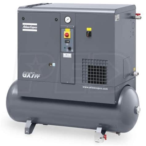 Atlas Copco 8152742378 GX7 10-HP 71-Gallon Rotary Screw Air Compressor ...
