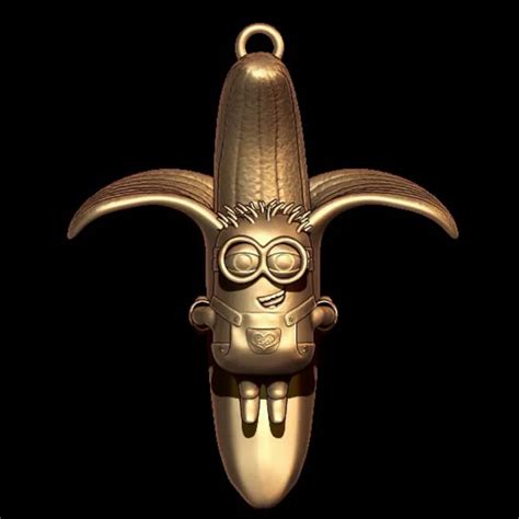 Unique Banana Man 3D Model Pendant - Shop Now!